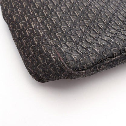Dior Tote Bag Trotter Canvas Leather Black — view 8