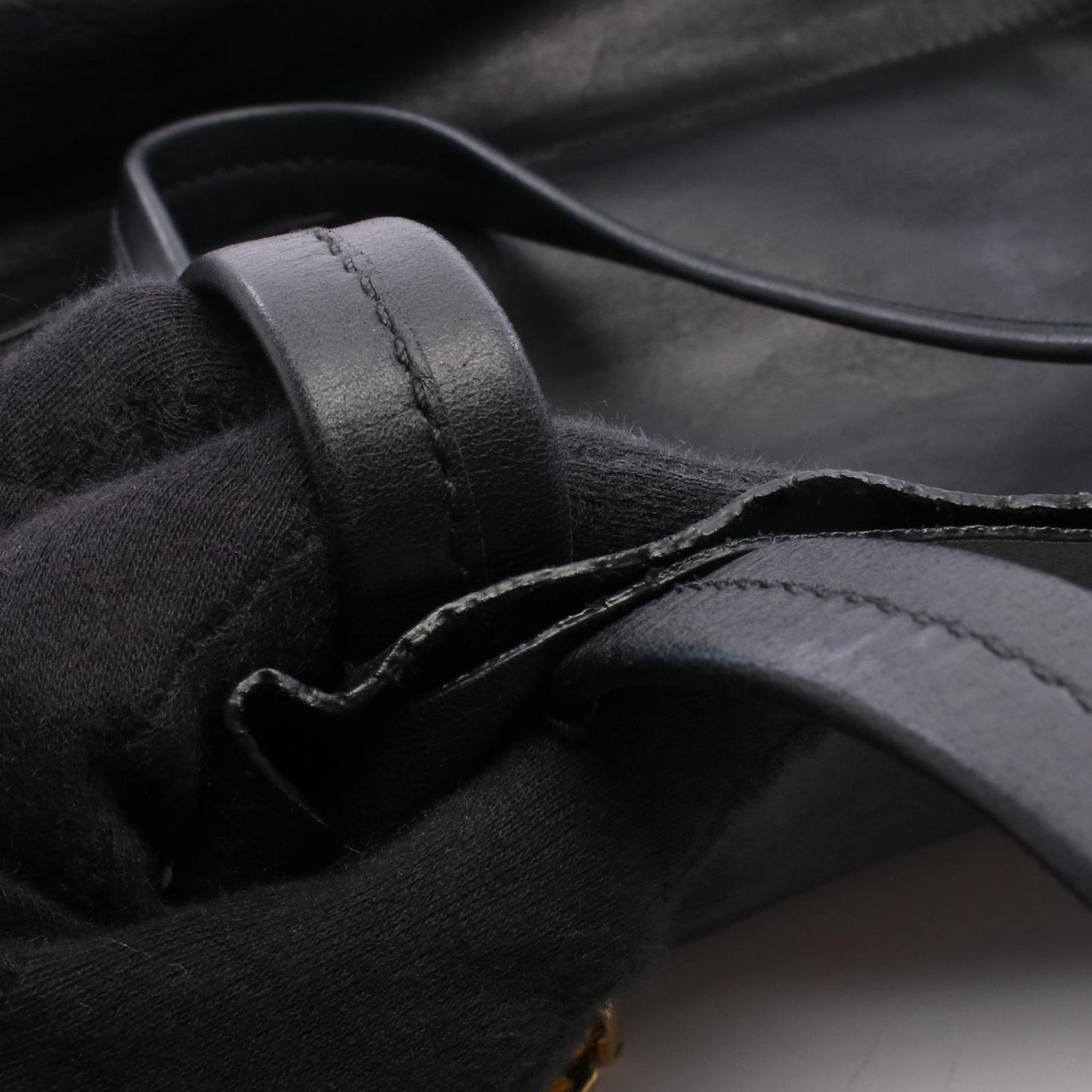 Miu Miu Tote Bag Black Leather — view 8