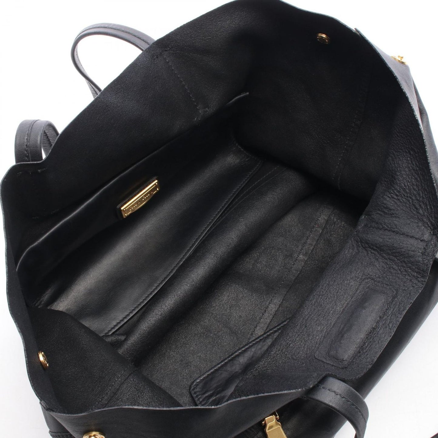 Miu Miu Tote Bag Black Leather — view 3
