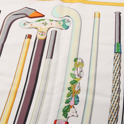 Hermes Scarf Carre 90 les Cannes Silk — view 7