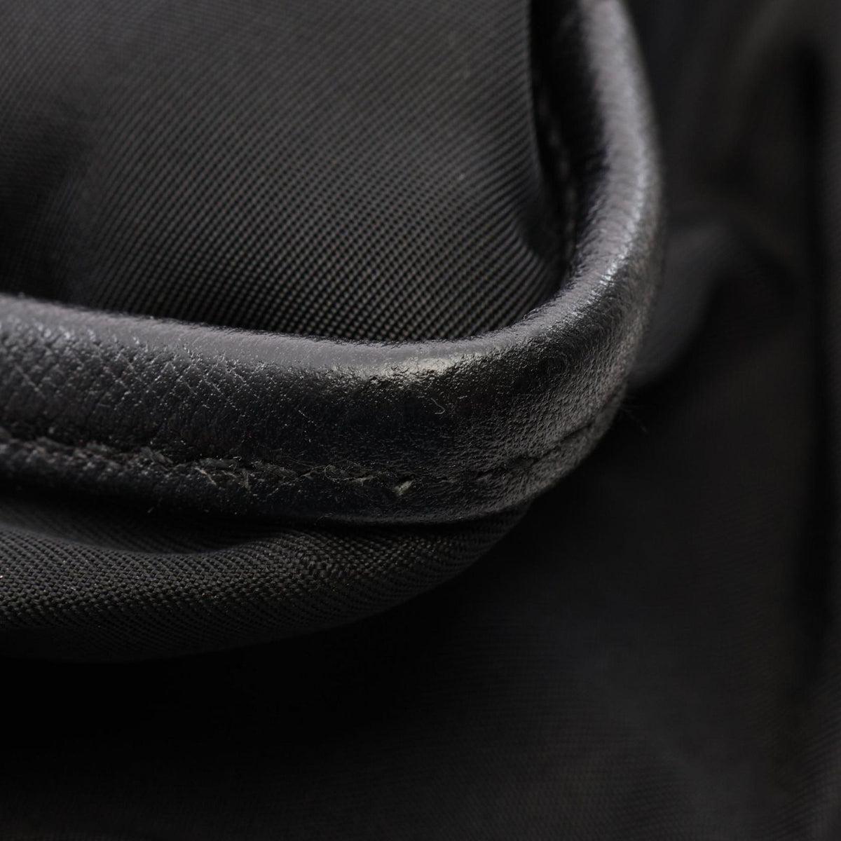 Prada Shoulder Bag Nylon Saffiano Leather — view 7