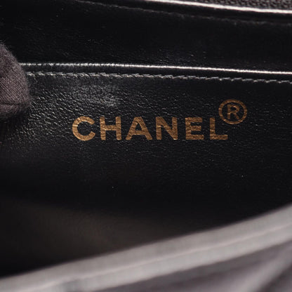 Chanel Shoulder Bag Quilted Diana Flap Black Caviar Leather Chain — view 4