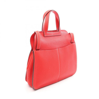 Hermes Halzan 31 2-Way Rouge Tomato Leather Shoulder Bag — view 2
