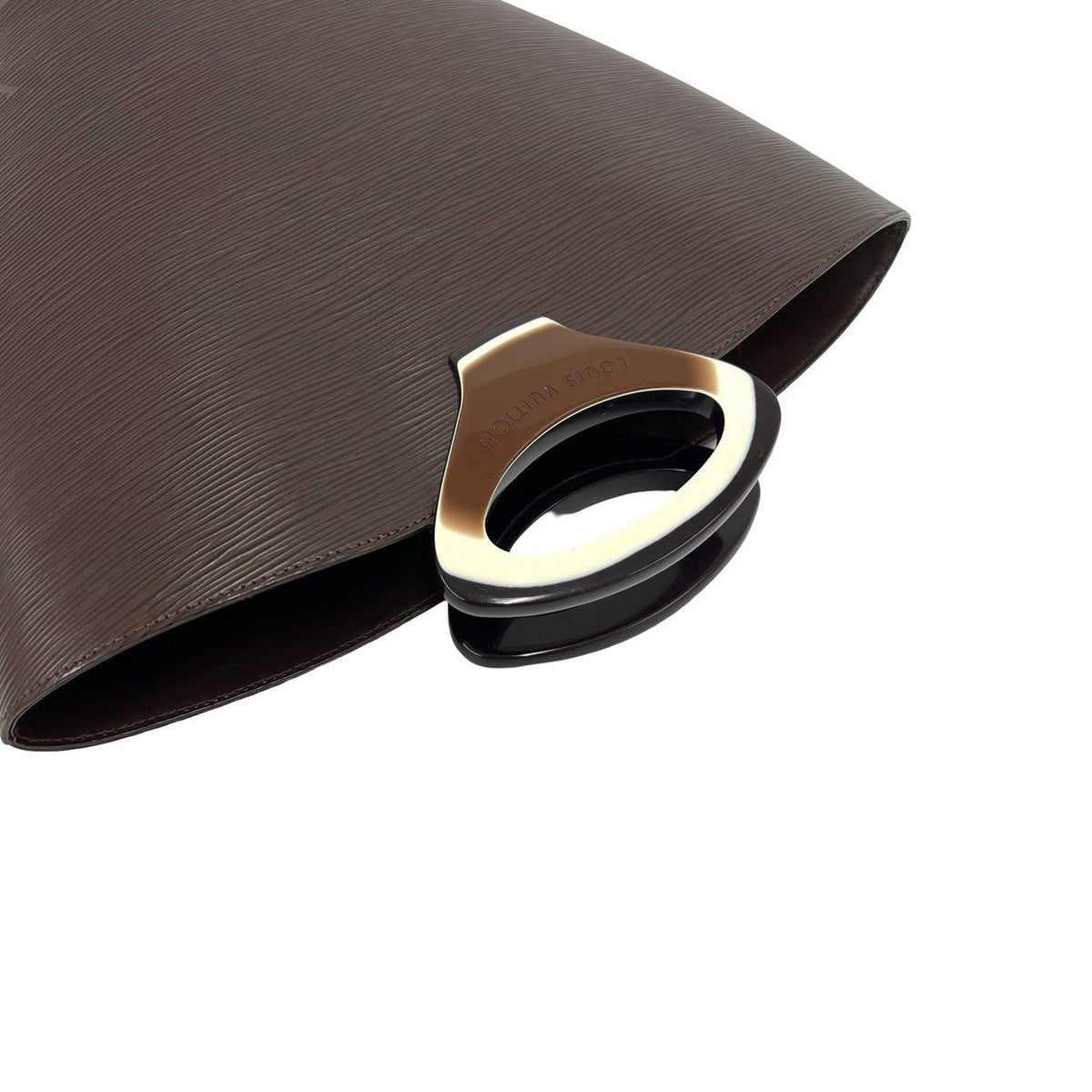 Louis Vuitton Vintage Nocturne Epi Leather Handle Tote Bag Mocha — view 4
