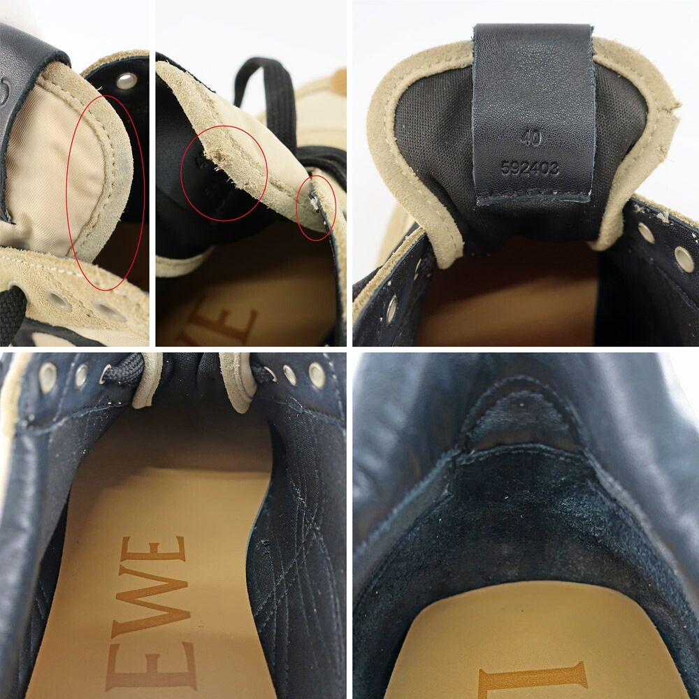 Loewe Ten Flow Runner Estimated Black Shoes 40 — view 8