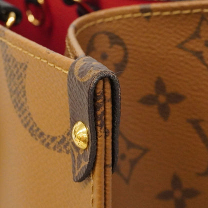 Louis Vuitton Tote Bag Monogram Giant Reverse On The Go MM Brown 2-Way — view 7