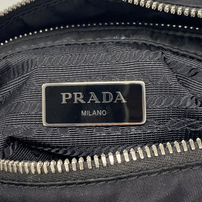 Prada Tessuto Padette Nylon Black Silver 2-Way Bag — view 5