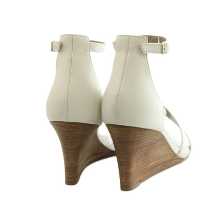 Hermes Legend Wedge Sole Sandals Motif White 36 — view 5