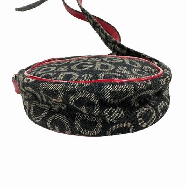 Dolce & Gabbana D&G Denim Logo Shoulder Bag Purple Vintage — view 3