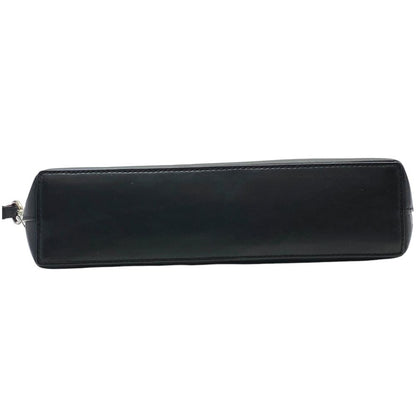 Fendi Clutch Pouch FF Logo Zucca Leather Black Lightweight Capacity — view 3
