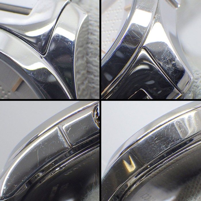 Gucci Watch Timeless 126.5 Date Diamante Silver Dial SS Quartz Analog — view 5