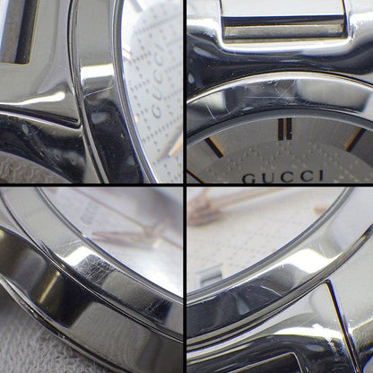 Gucci Watch Timeless 126.5 Date Diamante Silver Dial SS Quartz Analog — view 7