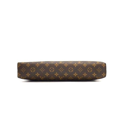 Louis Vuitton Business Bag Porte Documents Jules Monogram Macassar Leather — view 4