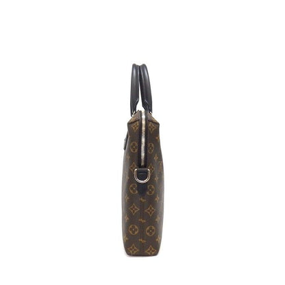 Louis Vuitton Business Bag Porte Documents Jules Monogram Macassar Leather — view 3