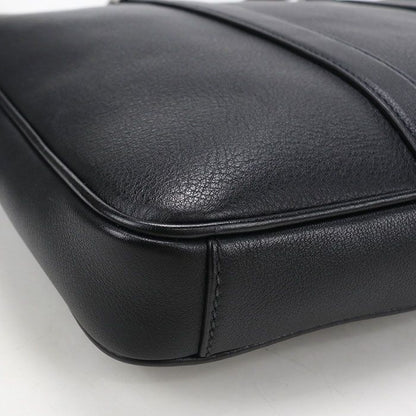 Prada Briefcase Leather Business Bags Black — view 7