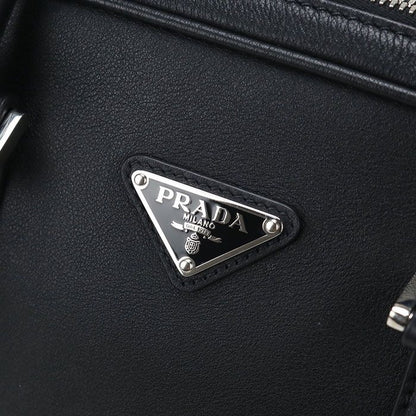 Prada Briefcase Leather Business Bags Black — view 5