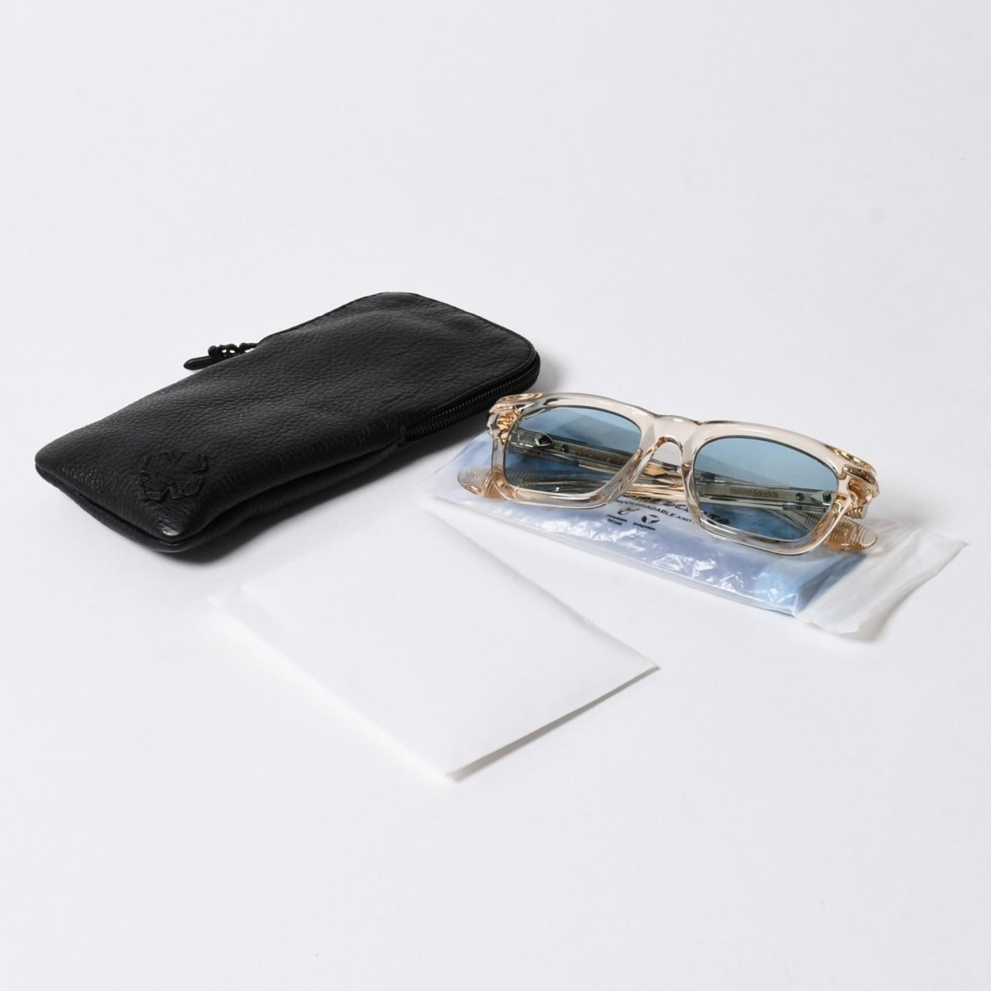 Chrome Hearts Trypoleagain Sunglasses Eyewear 52 Cross Ball Decoration Clear