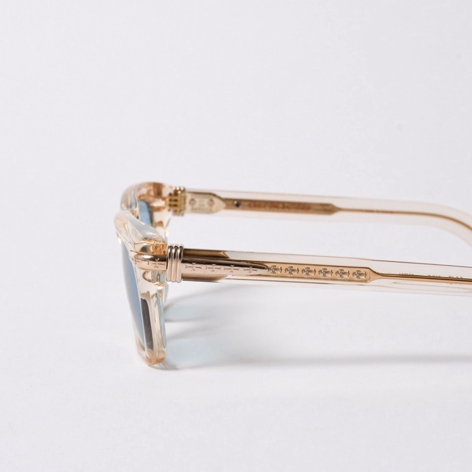 Chrome Hearts Trypoleagain Sunglasses Eyewear 52 Cross Ball Decoration Clear — view 6