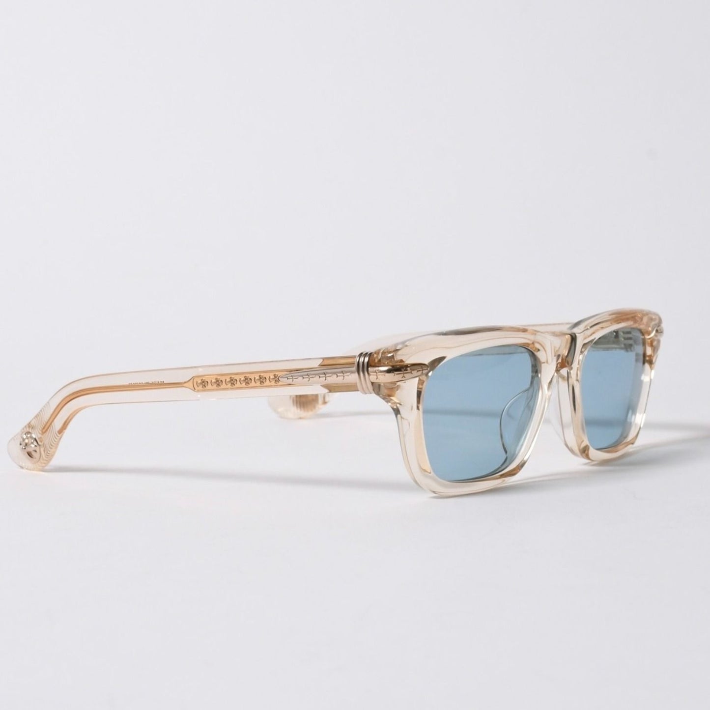 Chrome Hearts Trypoleagain Sunglasses Eyewear 52 Cross Ball Decoration Clear — view 4