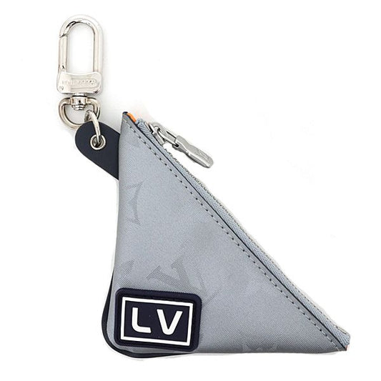 Louis Vuitton Porte Cles Pouch Key&coin Purse Keyring Monogram Satellite
