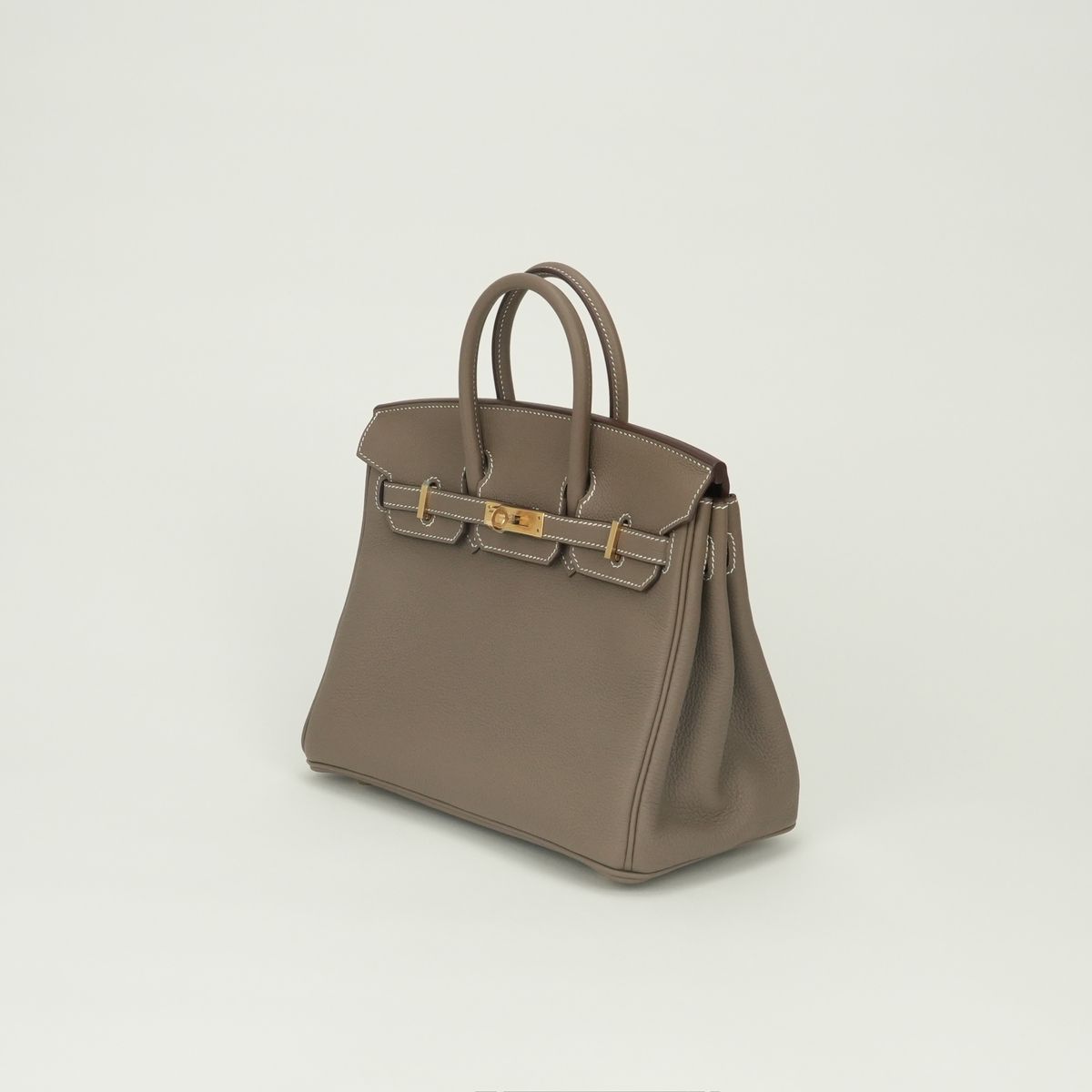 Hermes Birkin 25 Togo Etoupe Gray — view 2