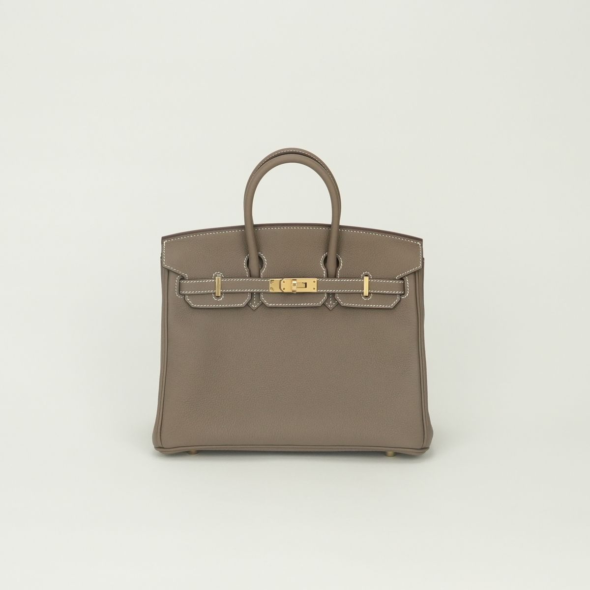 Hermes Birkin 25 Togo Etoupe Gray
