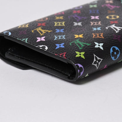 Louis Vuitton Takashi Murakami Monogram Multicolor Portefeuille Trifold Wallet — view 8