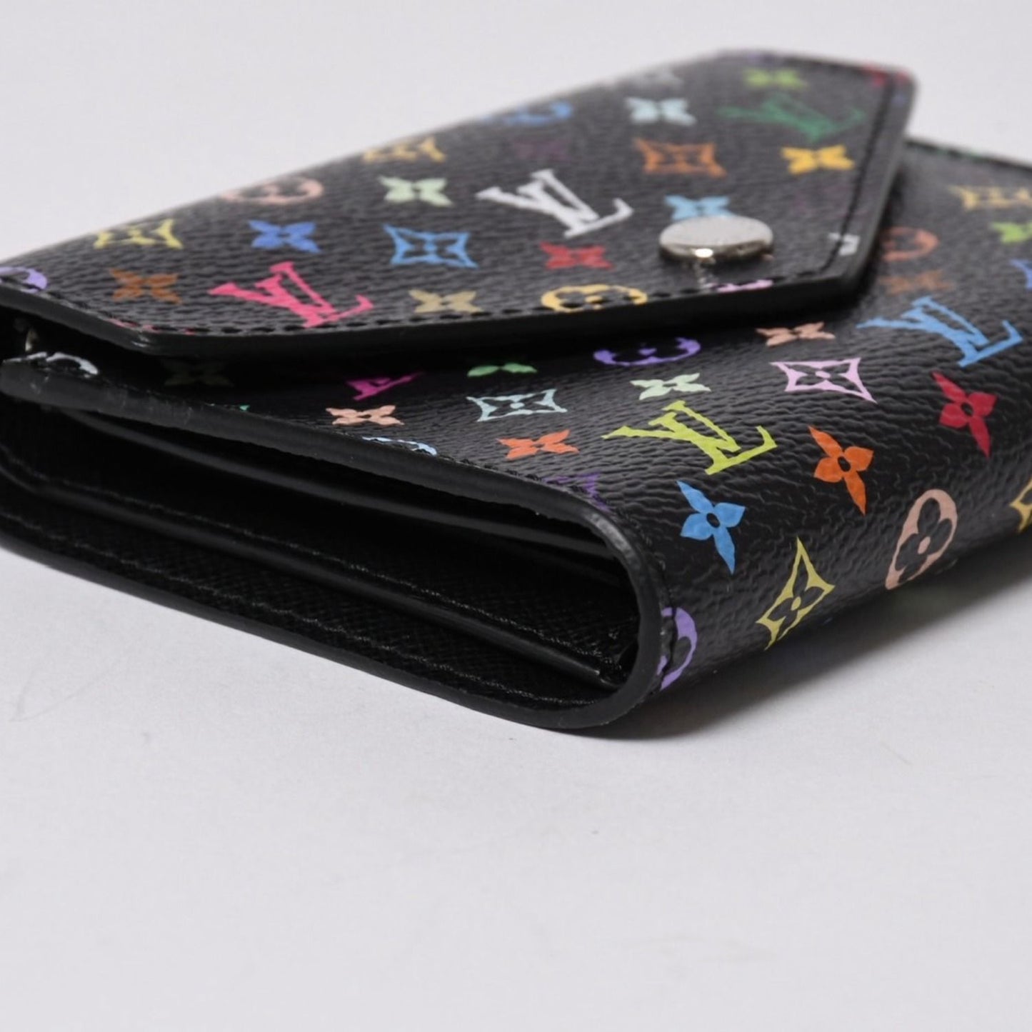 Louis Vuitton Takashi Murakami Monogram Multicolor Portefeuille Trifold Wallet — view 6