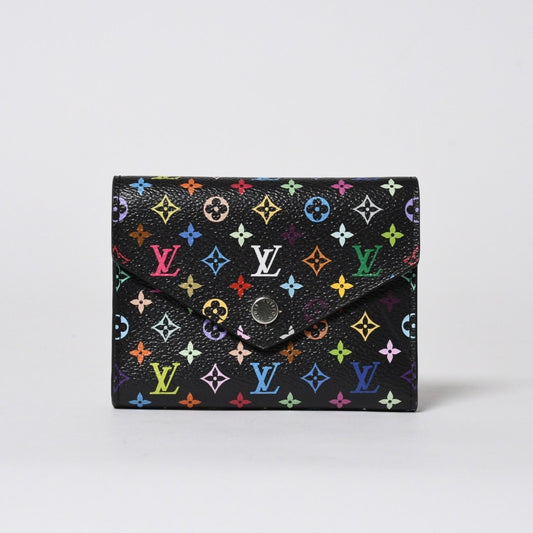 Louis Vuitton Takashi Murakami Monogram Multicolor Portefeuille Trifold Wallet