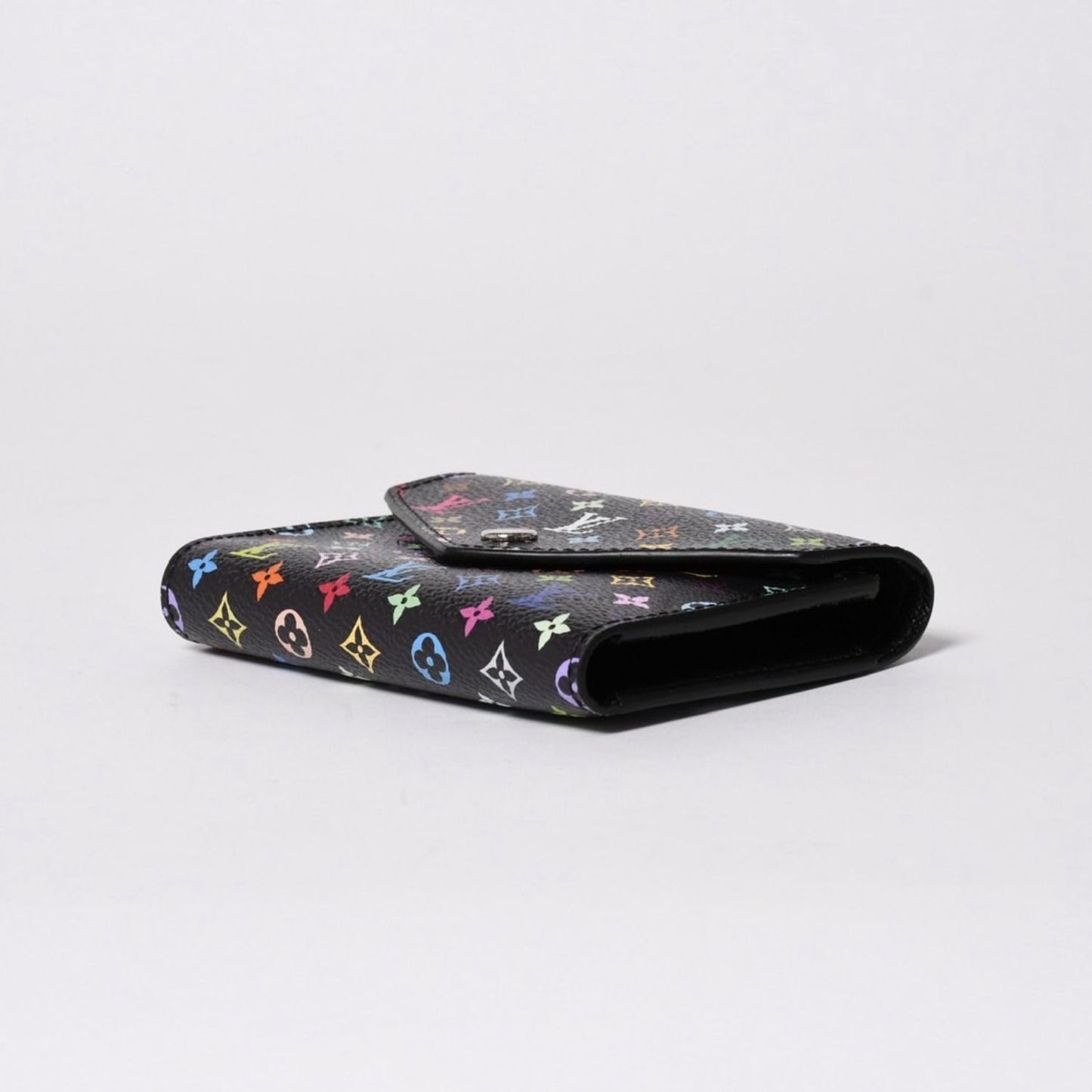 Louis Vuitton Takashi Murakami Monogram Multicolor Portefeuille Trifold Wallet — view 4