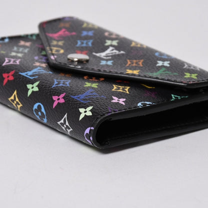 Louis Vuitton Takashi Murakami Monogram Multicolor Portefeuille Trifold Wallet — view 5