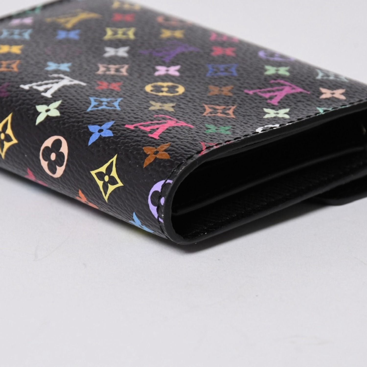 Louis Vuitton Takashi Murakami Monogram Multicolor Portefeuille Trifold Wallet — view 7