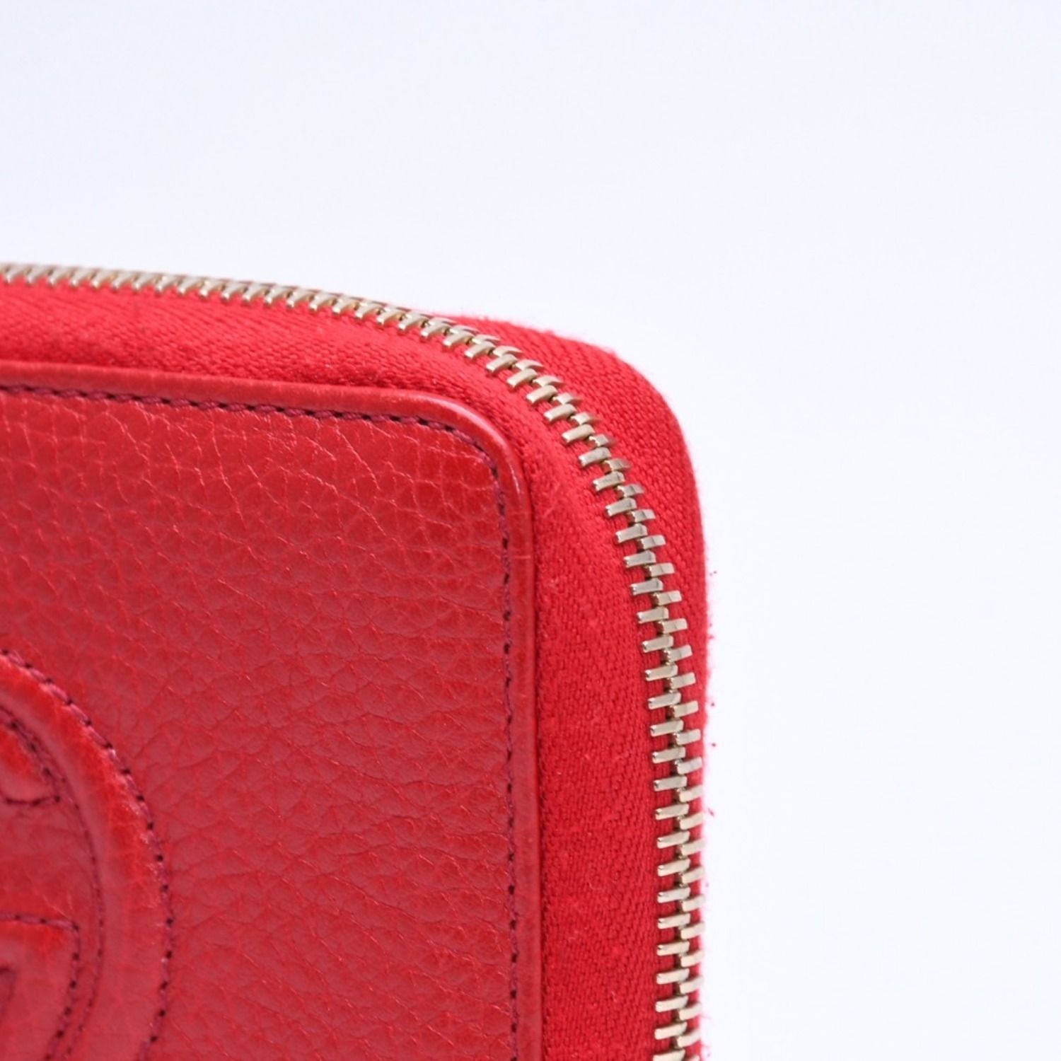 Gucci Soho Fringe Compact Wallet Coin Purse Leather — view 5