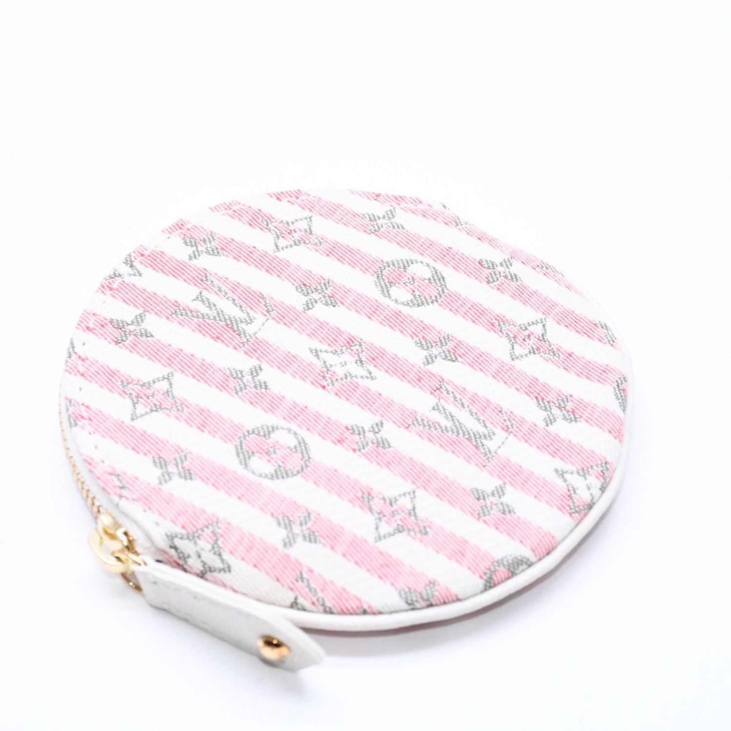 Louis Vuitton Monogram Mini Orchid Croisette Porte Monnaie Rond Coin Purse Case — view 5