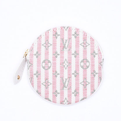 Louis Vuitton Monogram Mini Orchid Croisette Porte Monnaie Rond Coin Purse Case