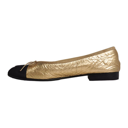 Chanel Pumps Ballerina Ribbon CC Logo Flat — view 7
