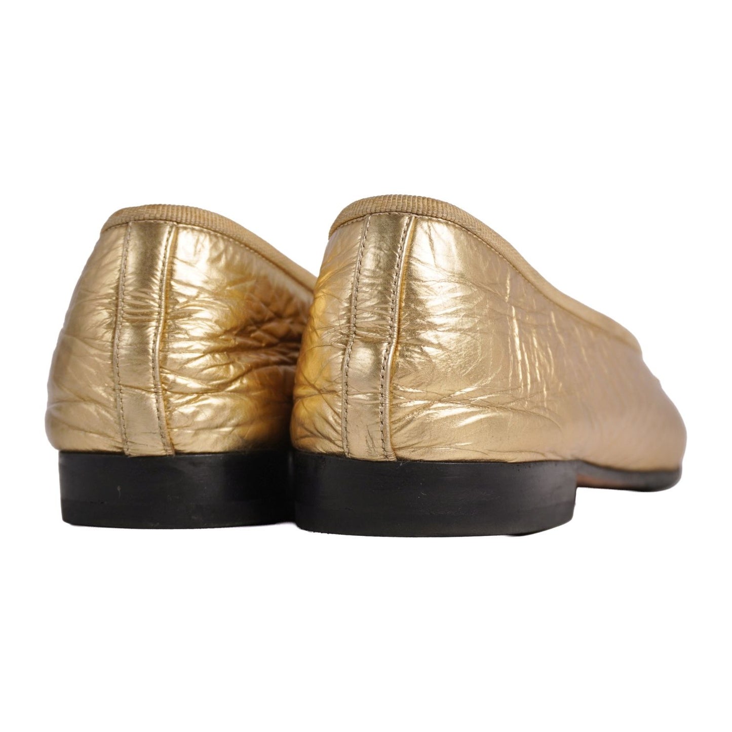 Chanel Pumps Ballerina Ribbon CC Logo Flat — view 5