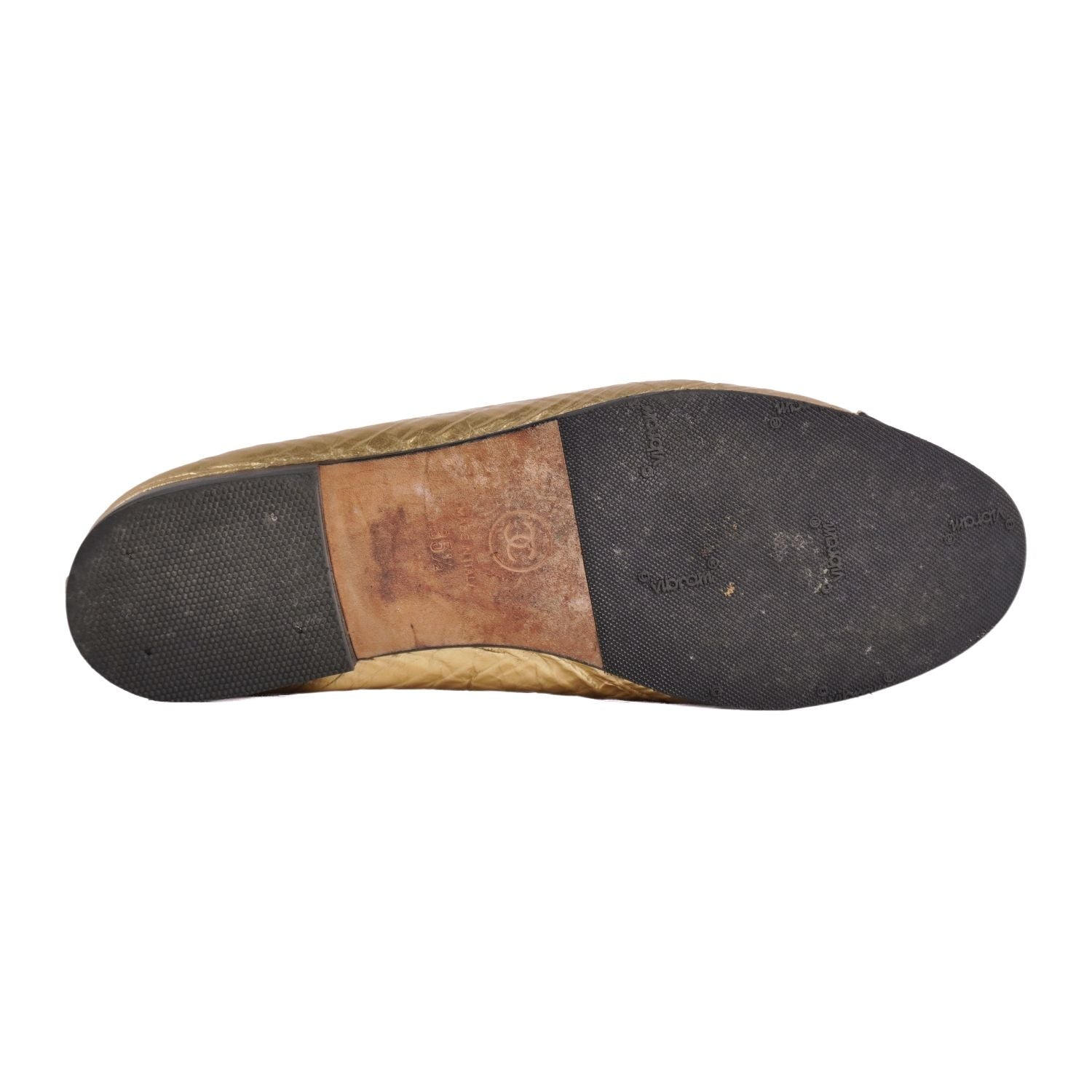 Chanel Pumps Ballerina Ribbon CC Logo Flat — view 8
