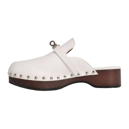 Hermes Sandals Carlotta Clogs Kelly — view 7