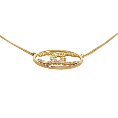 Chanel CC Circle Pendant Included Metal Gold — view 6