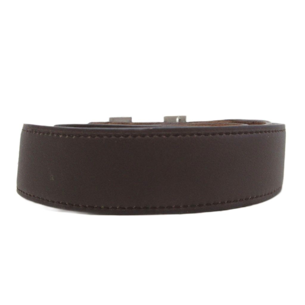 Hermes Constance Belt Logo Leather Buckle 80 Brown — view 4