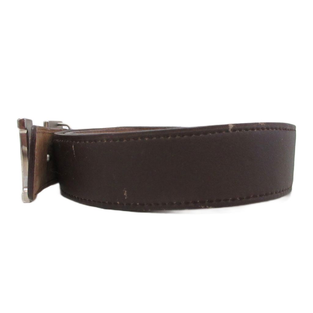 Hermes Constance Belt Logo Leather Buckle 80 Brown — view 3