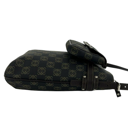 Loewe Anagram Pattern Logo Embossed Leather Shoulder Bag Crossbody Pochette — view 6