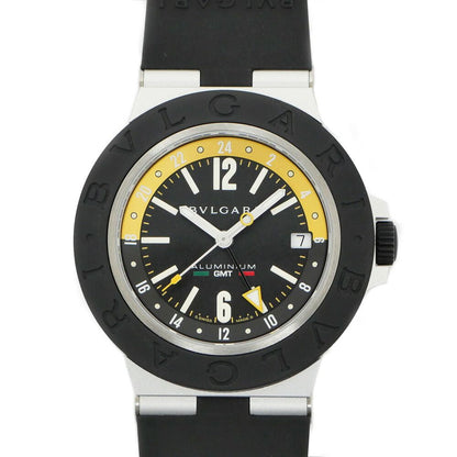 Bvlgari Aluminum Amerigo Vespucci World Limited Pieces GMT Black Dial Automatic