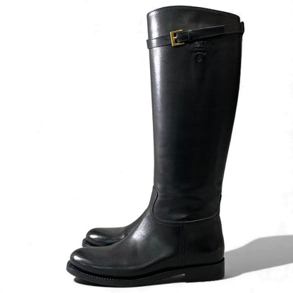 Prada Buckle Boot Black — view 3