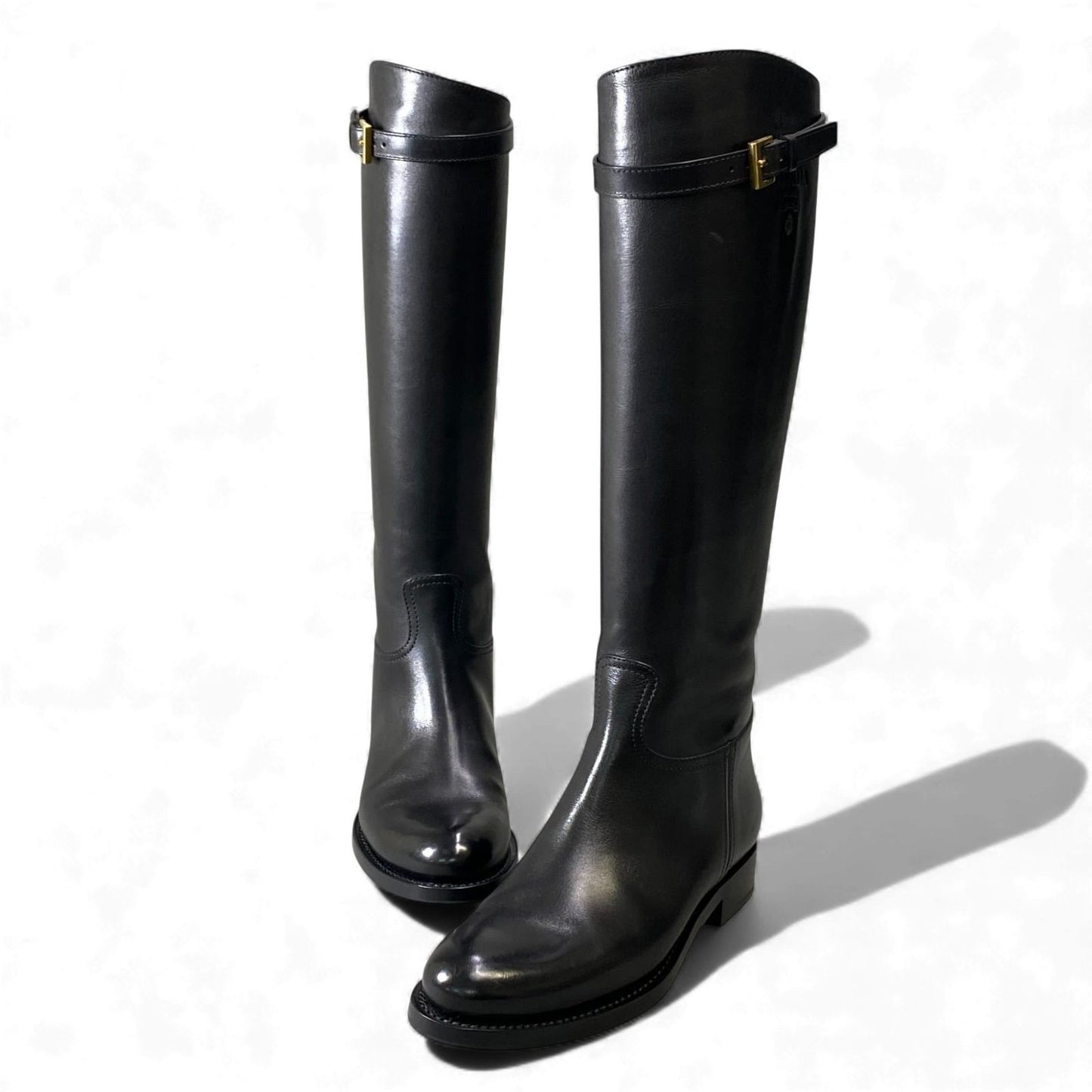 Prada Buckle Boot Black — view 5