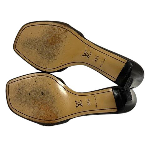 Louis Vuitton Sandals Damier Logo Brown 35.5 — view 7