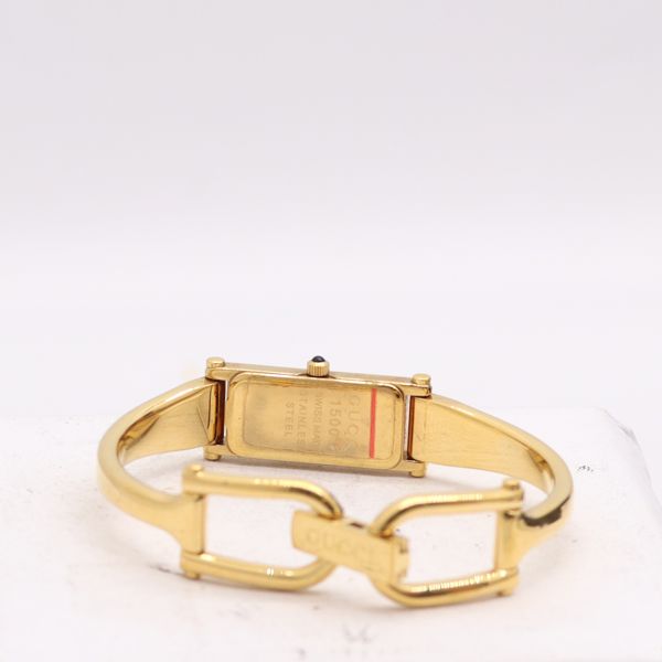 Gucci Quartz Bangle Watch White Shell Dial — view 4