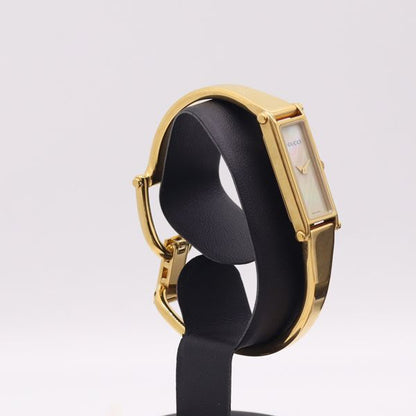 Gucci Quartz Bangle Watch White Shell Dial — view 2