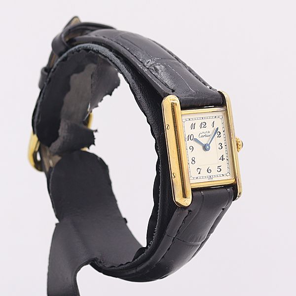Cartier Must Tank SM Quartz White Dial Watch — view 2
